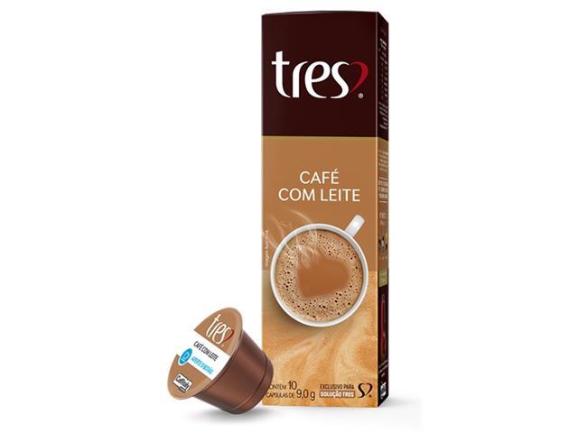 Combo 40 Cápsulas Três Corações Café com Leite - 1