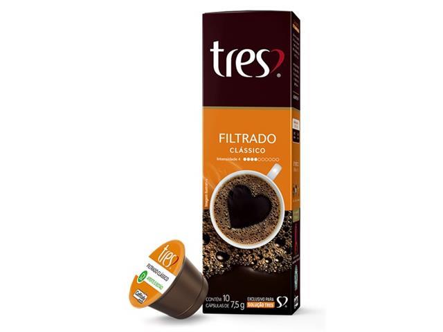 Combo 40 Cápsulas Três Corações Café Filtrado Clássico - 1