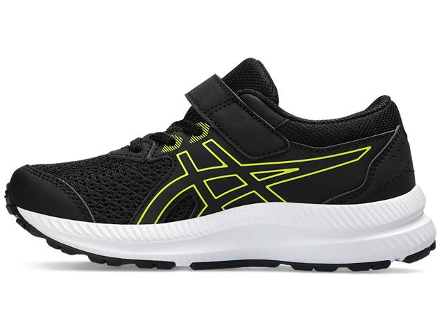 Tênis Infantil Asics Contend 8 PS Black/Bright Yellow - 1