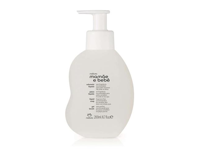 Sabonete Líquido Sem Fragrância da Cabeça aos Pés Mamãe e Bebê 200ML