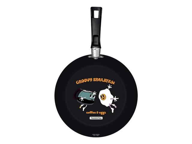 Frigideira Tramontina Groovy Breakfast Antiaderente Estampado 24CM - 2