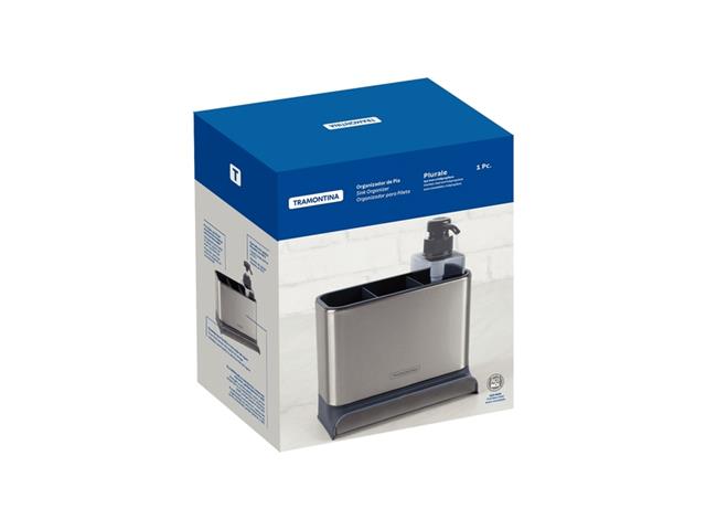 Organizador de Pia Tramontina Plurale em Plástico e Aço Inox - 3