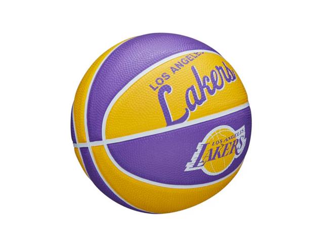 Bola de Basquete Wilson NBA Team Retro Mini Los Angeles Lakers 3 - 1
