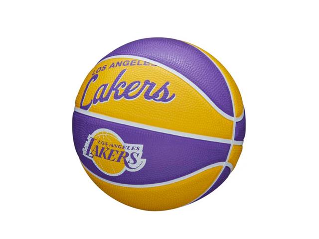 Bola de Basquete Wilson NBA Team Retro Mini Los Angeles Lakers 3 - 2