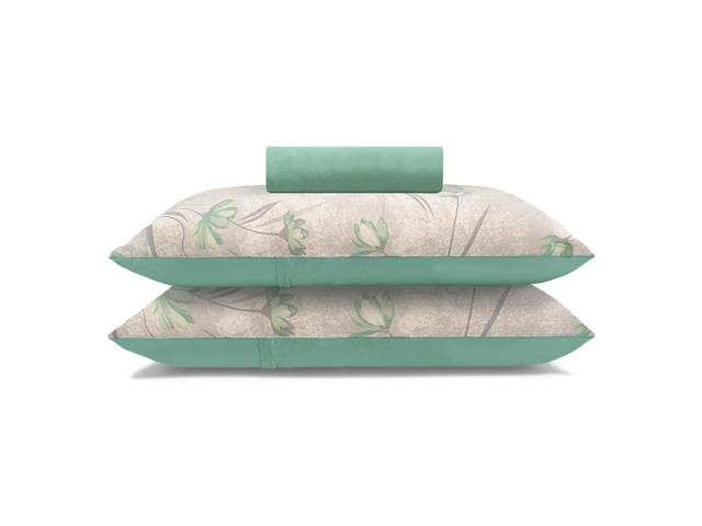 Jogo de Cama Queen Buettner Basic Malha Sandrine Menta 3 Peças