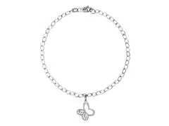 Pulsera Mujer Plata 925 Monarca Mariposa