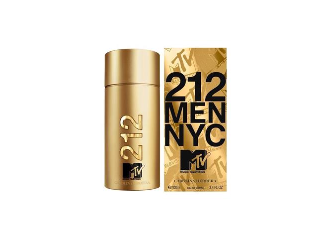 Perfume Carolina Herrera 212 Men NYC MTV Eau de Toilette 100ML - 1