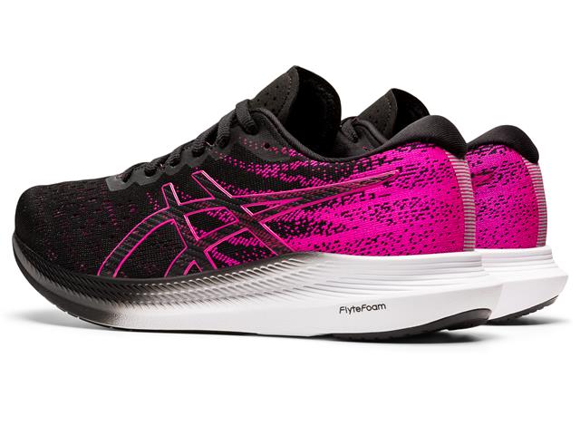 Tênis Asics Evoride 3 Black/Pink Glo Fem - 1