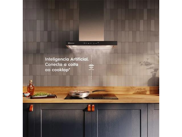 Coifa de Parede Electrolux CE9TF 90cm Experience com I.A. Inox 220V - 4