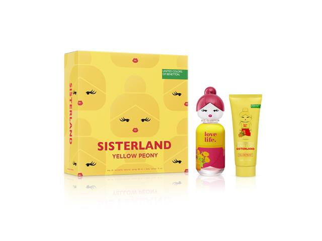 Kit Sisterland Yellow Peony Creme corporal 75ml + Eau de Toilette 80ml - 1