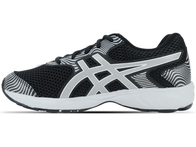 Tênis Infantil Asics Buzz 4 Black/White Tam 33 - 1