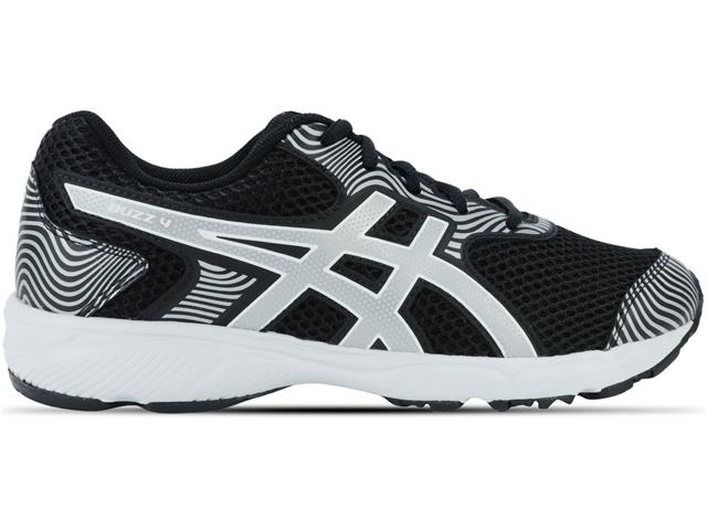 Tênis Infantil Asics Buzz 4 Black/White Tam 33