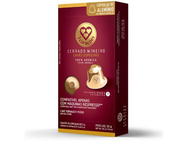 Combo Capsulas Três Corações Nespresso Sabores Autênticos - 8