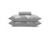 Jogo de Cama Buettner Basic Simples Germano Cinza King 3 Peças - 0