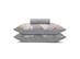 Jogo de Cama Buettner Basic Simples Germano Cinza Queen 3 Peças - 0