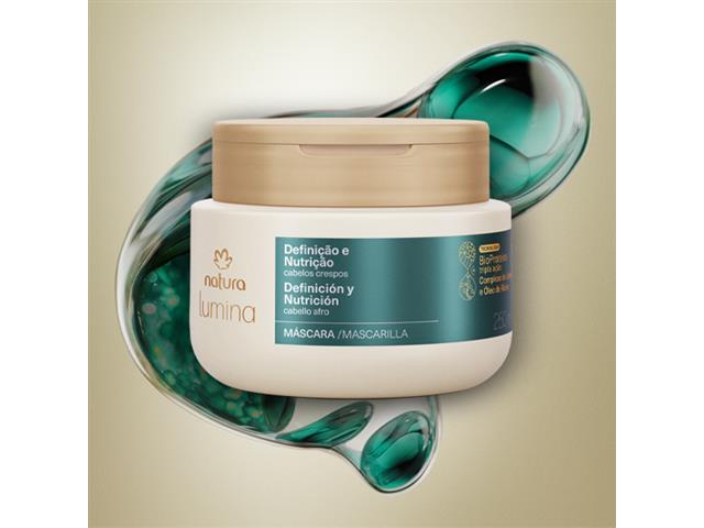 Máscara Reconstrutora Definição e Nutrição Cabelos Crespo Natura 250ml - 1