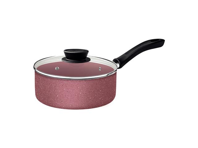 Jogo de Panelas Tramontina Linz em Aluminio Starflon Max Rosa 04 Peças - 4
