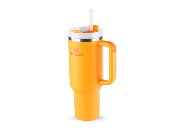 Copo com Canudo Stanley Quencher 2.0 Golden Rod 1,180 Litros - 1