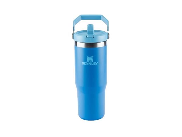 Garrafa Tumbler Térmico Flip Straw Stanley Azu...