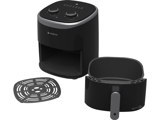 Fritadeira Sem Óleo 4,2L Cadence Delicook Fryer Preta 110V - 6