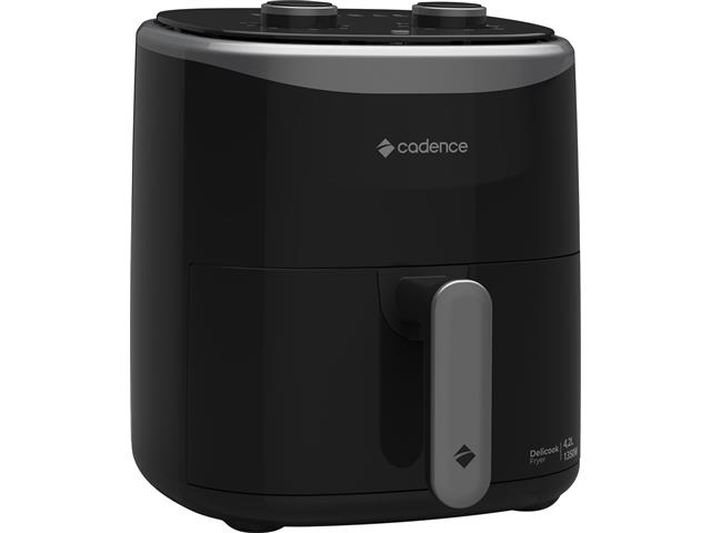 Fritadeira Sem Óleo 4,2L Cadence Delicook Fryer Preta 110V - 2