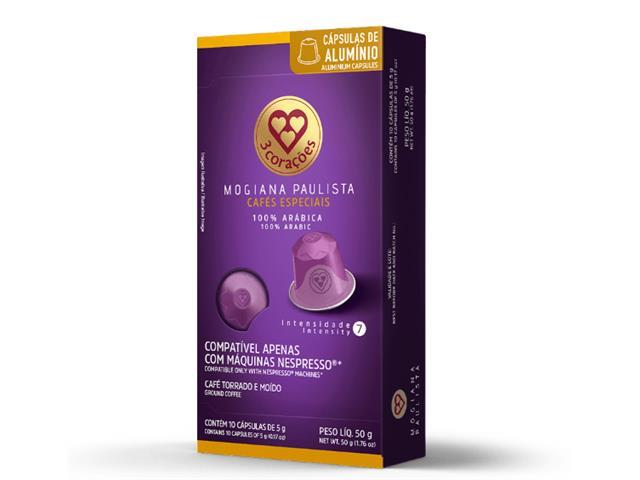 Cápsulas de Café Compatíveis Nespresso 3 Corações Mogiana e Orgânico - 2