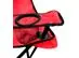 Silla plegable portátil color rojo - 5