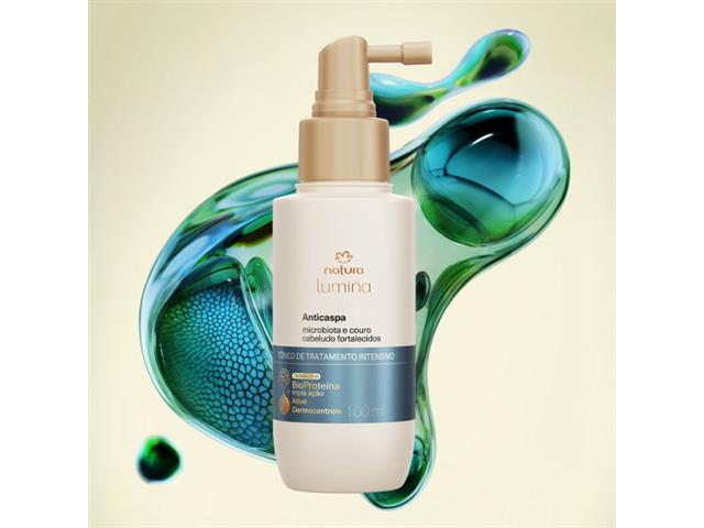 Tônico de Tratamento Intensivo Anticaspa Natura Lumina 100ml - 2