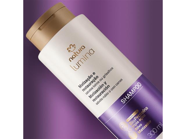 Shampoo Matizador para Matização e Restauração Natura Lumina 300ml - 2