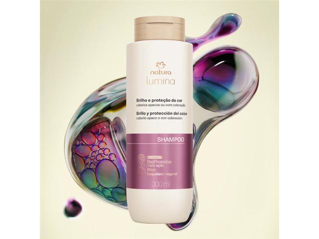 Shampoo Revitalizante Brilho e Proteção da Cor Natura Lumina 300ml - 1