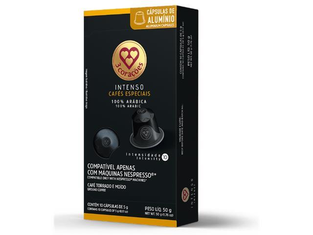 Combo 40 Cápsulas de Café Compatíveis Nespresso 3 Corações Intenso - 2