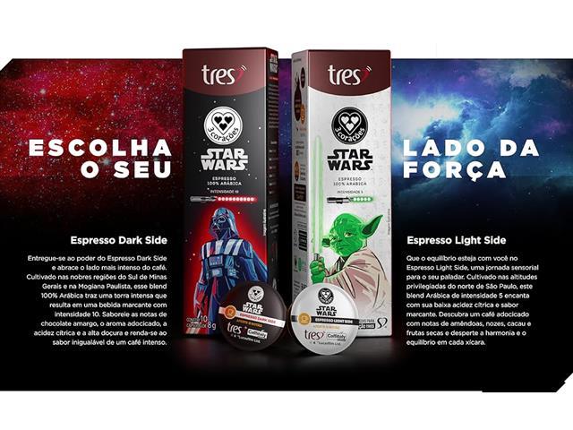 Combo 4 Cápsulas de Café Espresso 3 Corações Star Wars Darth Vader - 4
