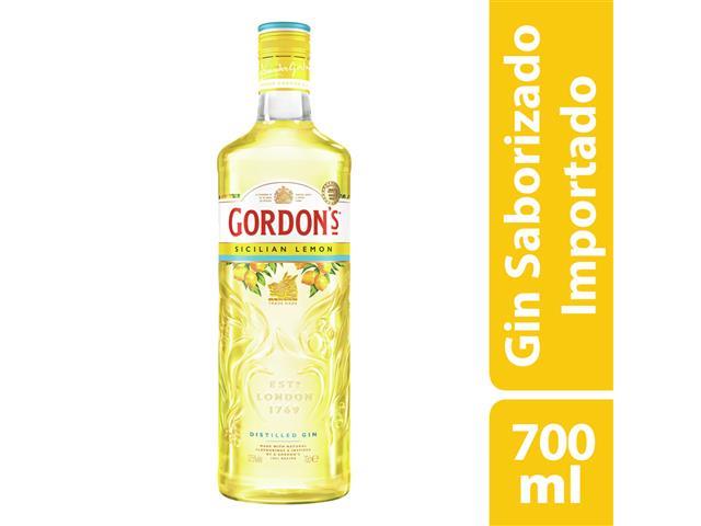 Combo 3 Gin's Gordon's Sicilian Lemon Garrafa 700ml - 1