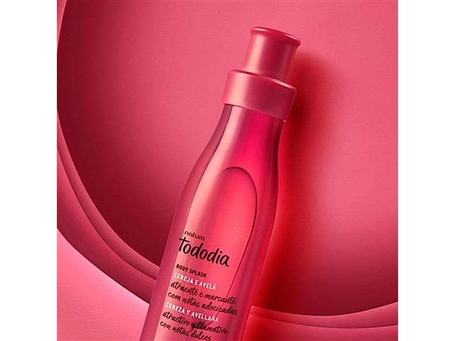 Colônia Body Splash Natura TodoDia Cereja e Avelã 200ML - 4