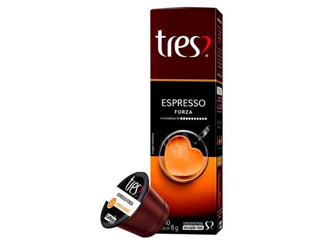 8 Caixas de Cápsulas Três Corações Café Espresso Forza - 1