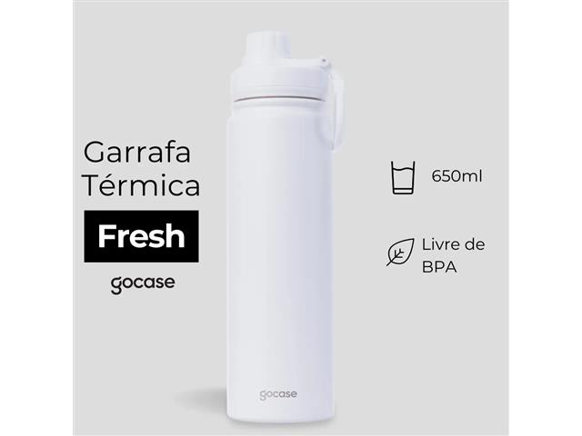 Garrafa Térmica GoCase Fresh Branca 650ML - 3