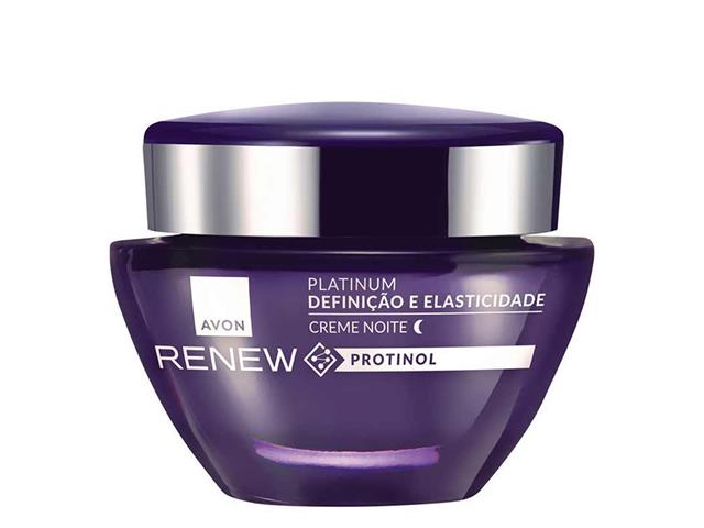 Creme Avon Renew Platinum Noite 50g