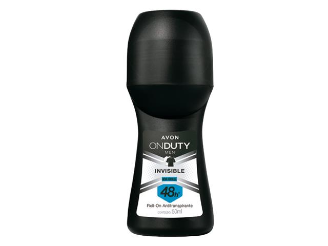 Desodorante Roll On Avon On Duty Men Invisible 50ml - 0