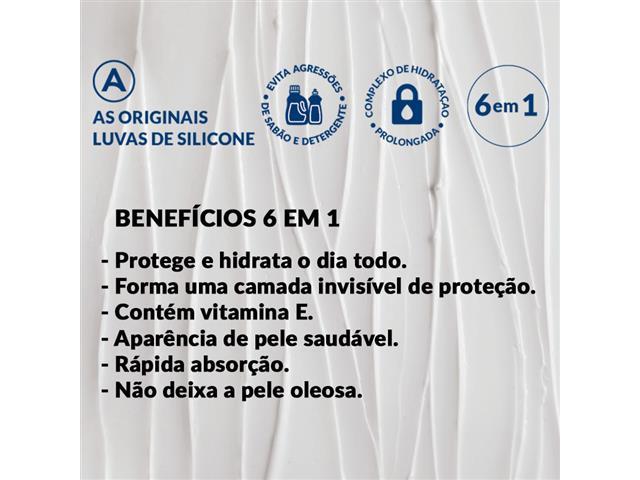 Kit Avon Luvas de Silicone Creme Protetor para as Mãos - 4