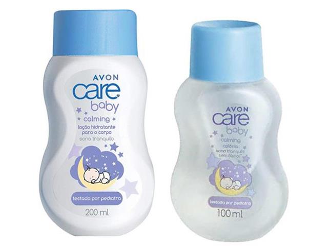 Kit Avon Care Baby Colônia com Loção Hidratante
