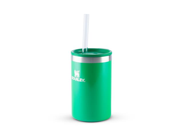 Porta Lata Can Cooler Térmico com Tampa Stanley Verde Carnaval 296ML - 1
