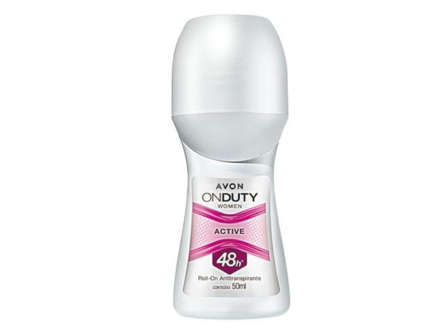 Kit 4 Desodorantes Roll On Avon On Duty Women Active e Powder - 1