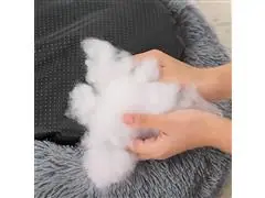 Cama antiestrés para mascotas mediana color Gris - 1