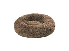 Cama antiestrés para mascotas mediana color Marrón
