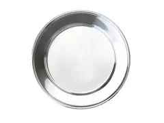 Plato de acero antideslizante base de silicón para mascotas chico