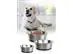 Plato de acero antideslizante base de silicón para mascotas grande - 4