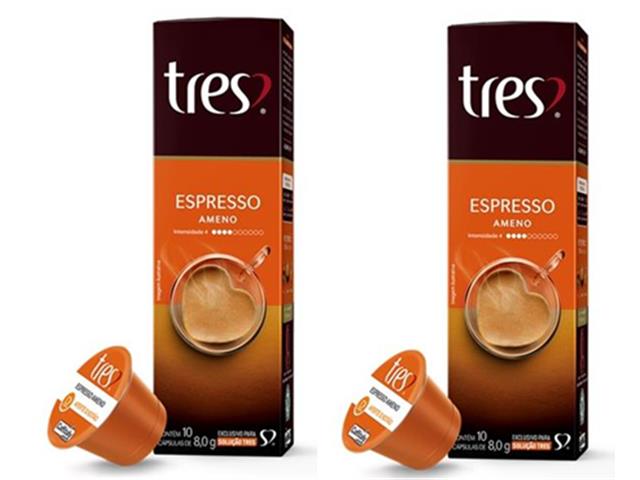 20 Cápsulas Três Corações Café Espres...