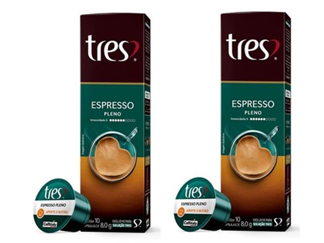 20 Cápsulas Três Corações Café Espresso Pleno