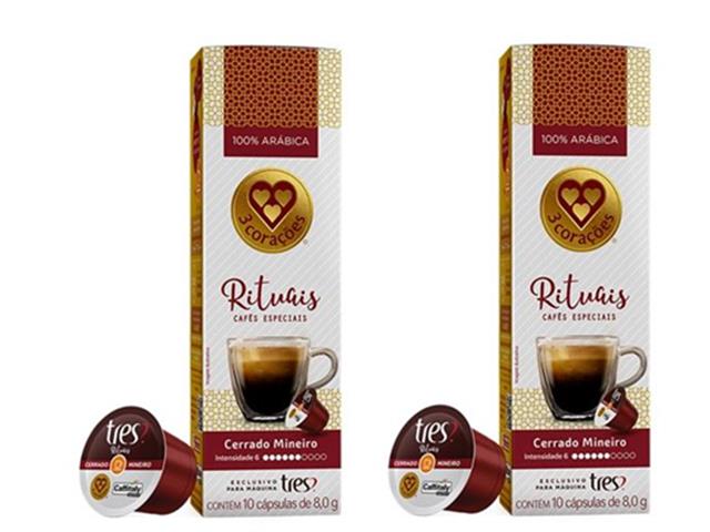 20 Cápsulas Três Corações Café Espres...