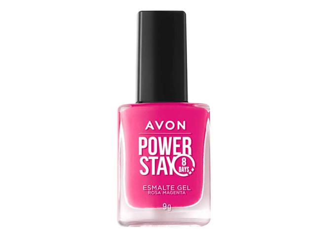 Esmalte Gel Avon Power Stay Rosa Magenta